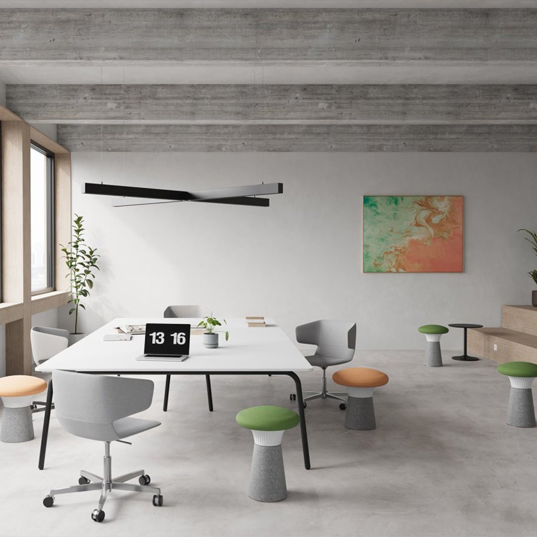 Hocker Funghi Filz niedrig