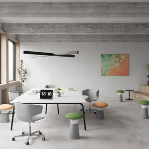 Hocker Funghi Filz hoch