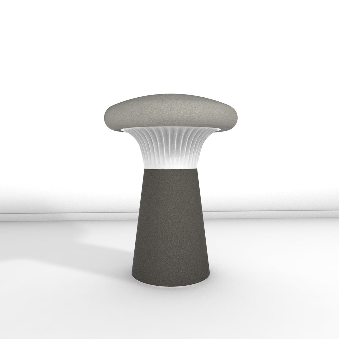 Hocker Funghi Filz hoch