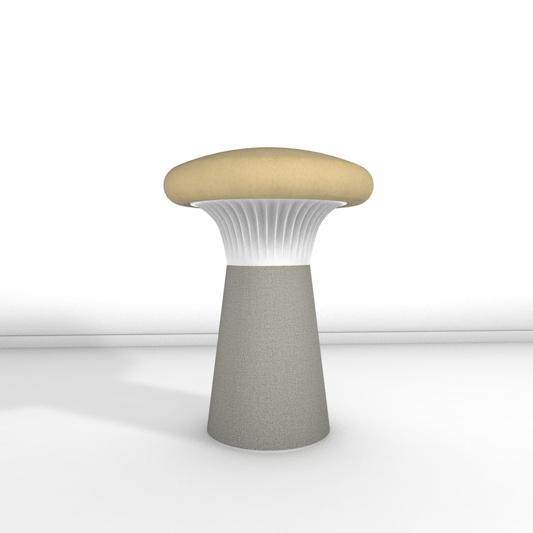 Hocker Funghi Filz hoch