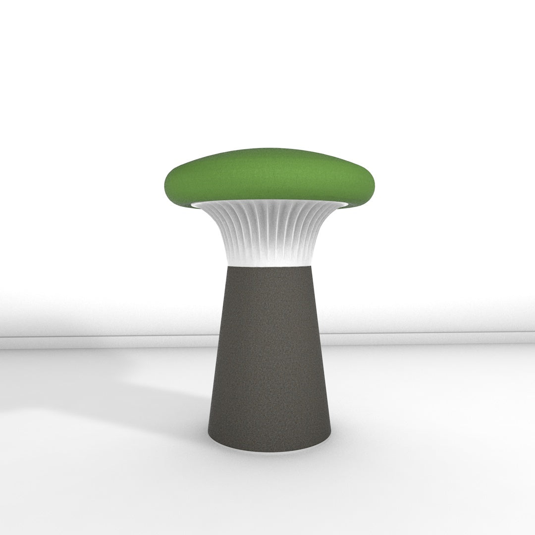 Hocker Funghi Filz hoch