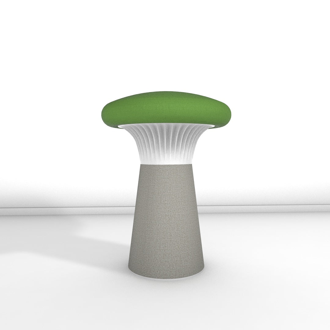 Hocker Funghi Filz hoch