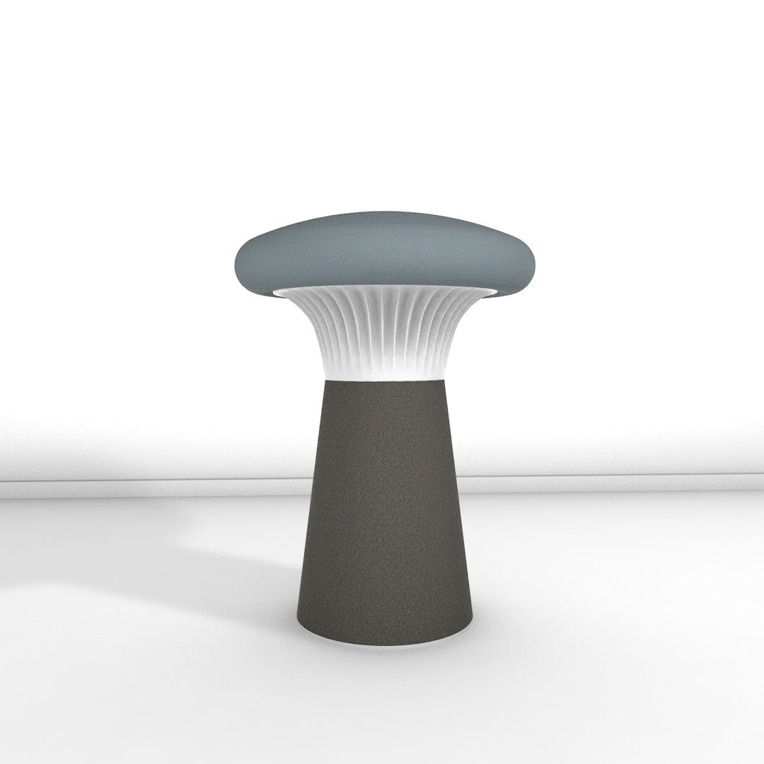 Hocker Funghi Filz hoch