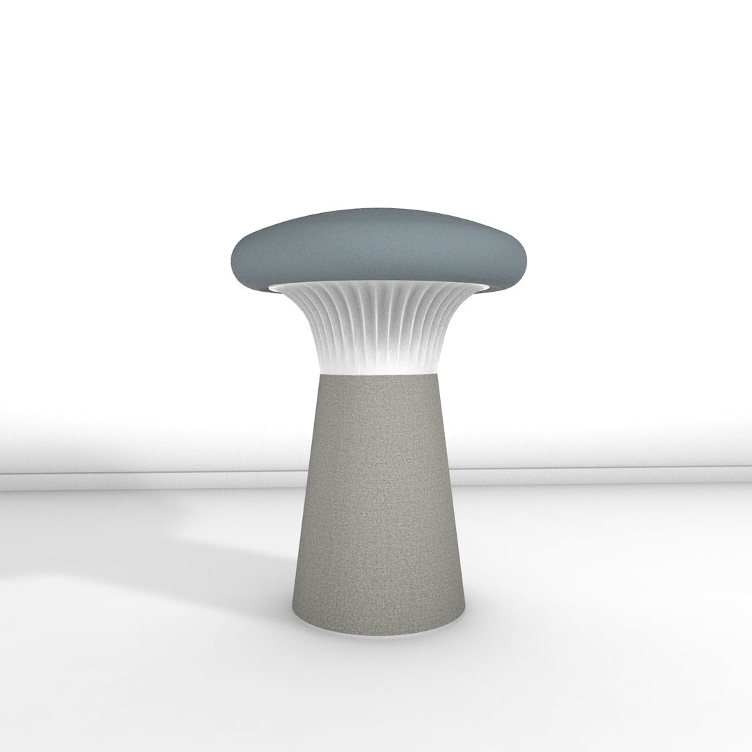 Hocker Funghi Filz hoch