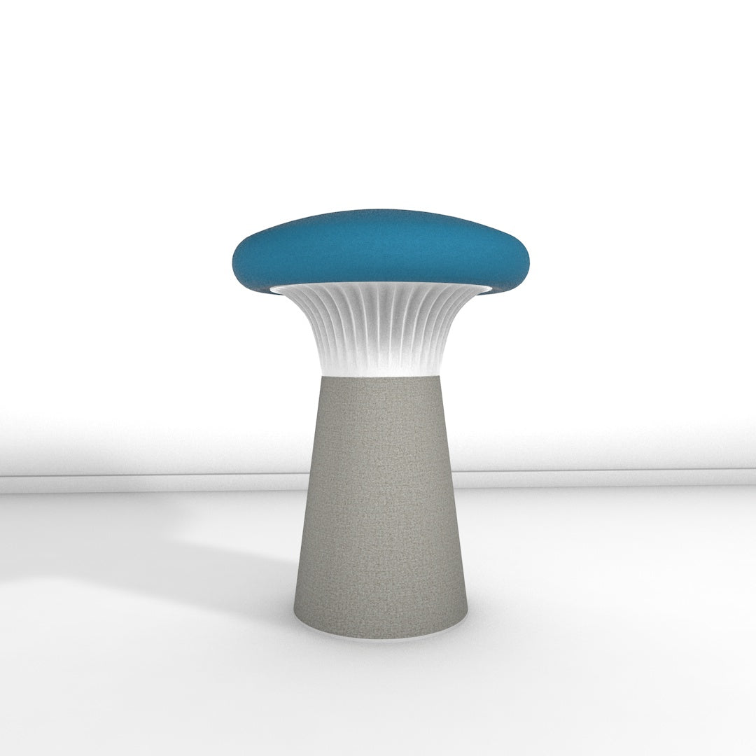 Hocker Funghi Filz hoch