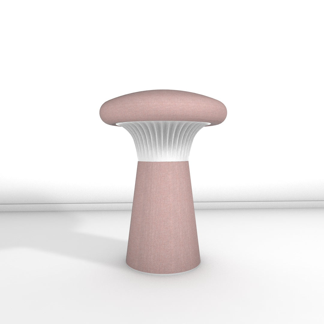 Hocker Funghi Filz hoch