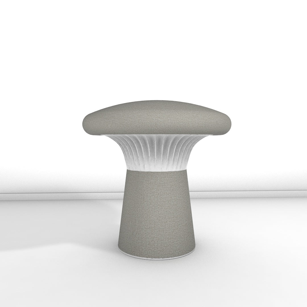 Hocker Funghi Filz niedrig