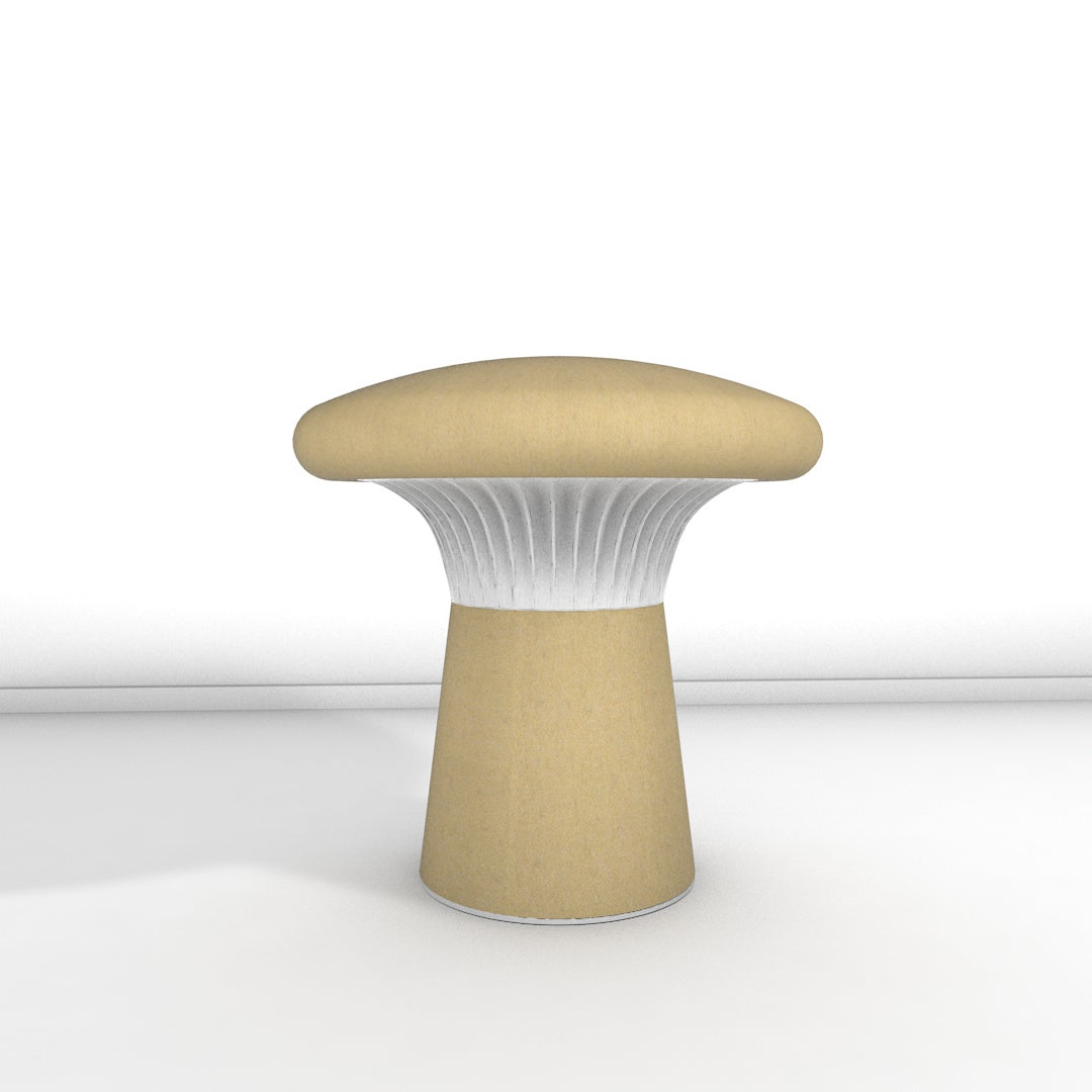 Hocker Funghi Filz niedrig
