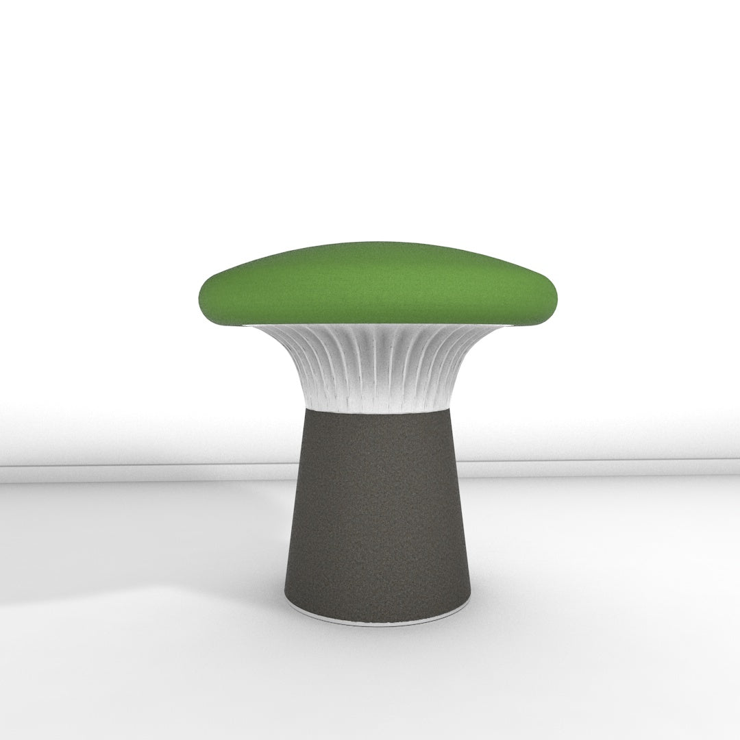 Hocker Funghi Filz niedrig