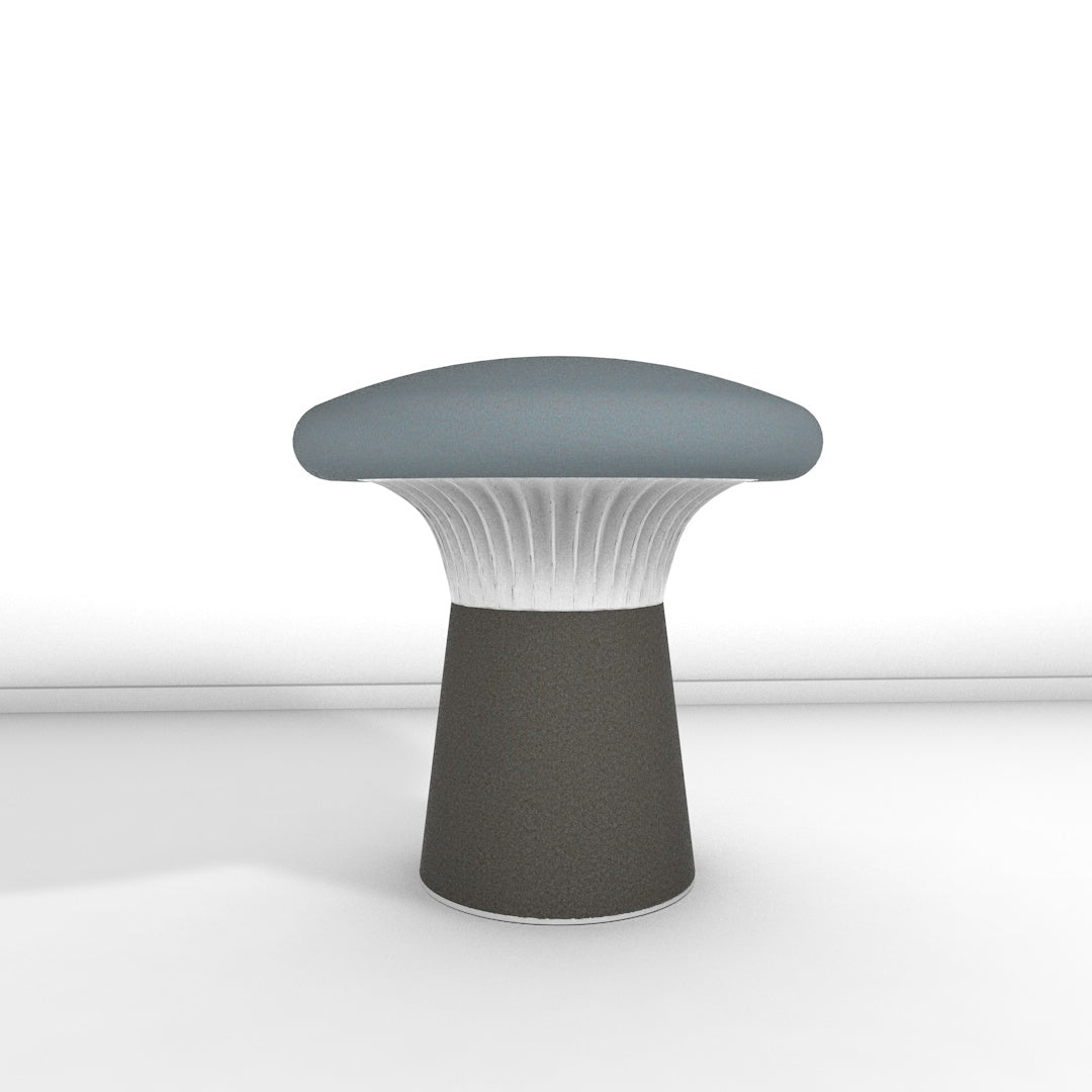 Hocker Funghi Filz niedrig