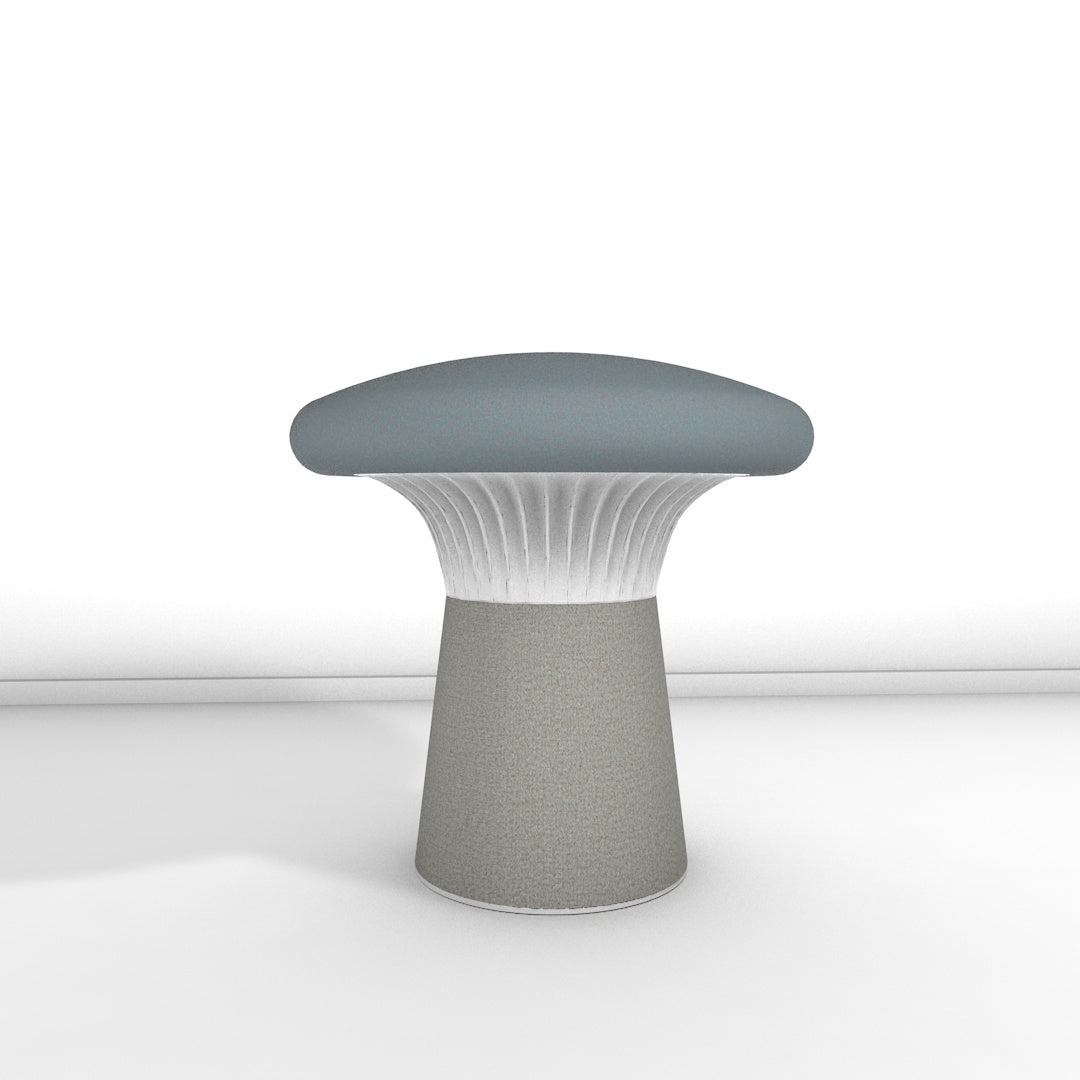 Hocker Funghi Filz niedrig