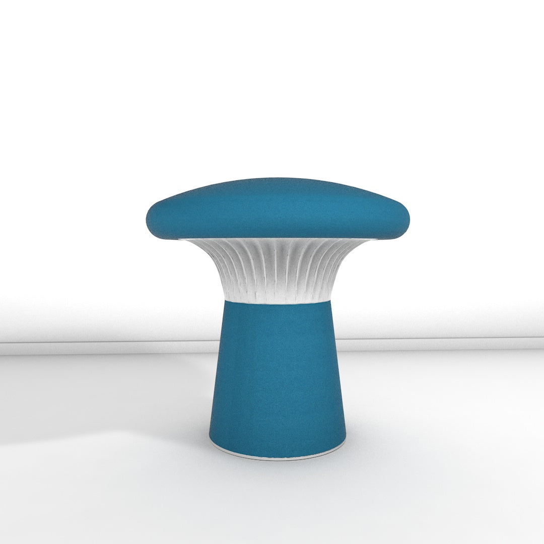 Hocker Funghi Filz niedrig