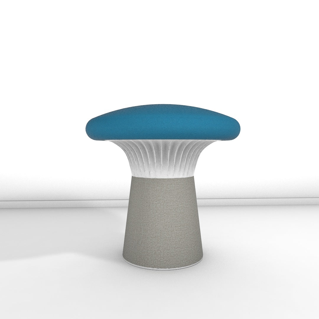 Hocker Funghi Filz niedrig