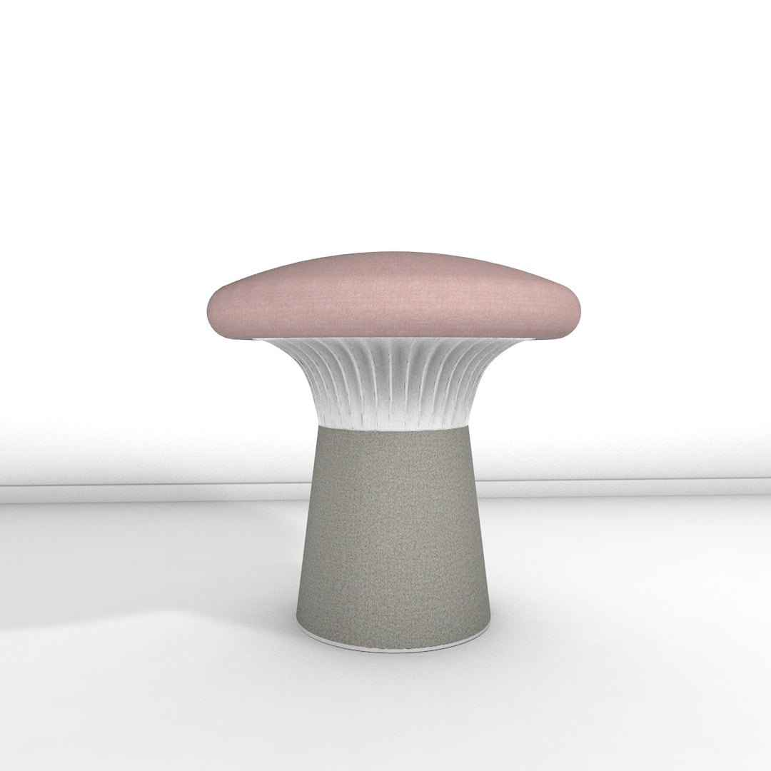 Hocker Funghi Filz niedrig