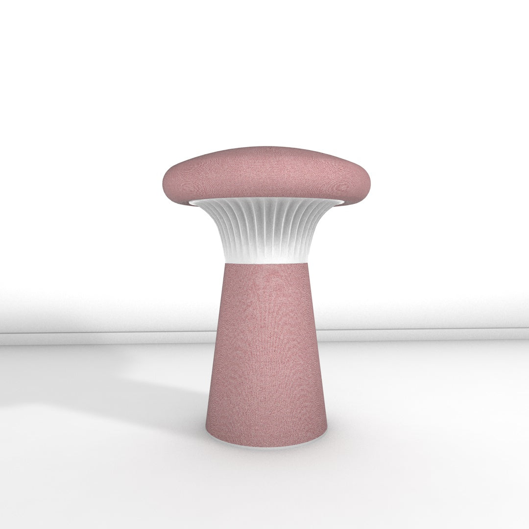 Hocker Funghi Stoff hoch