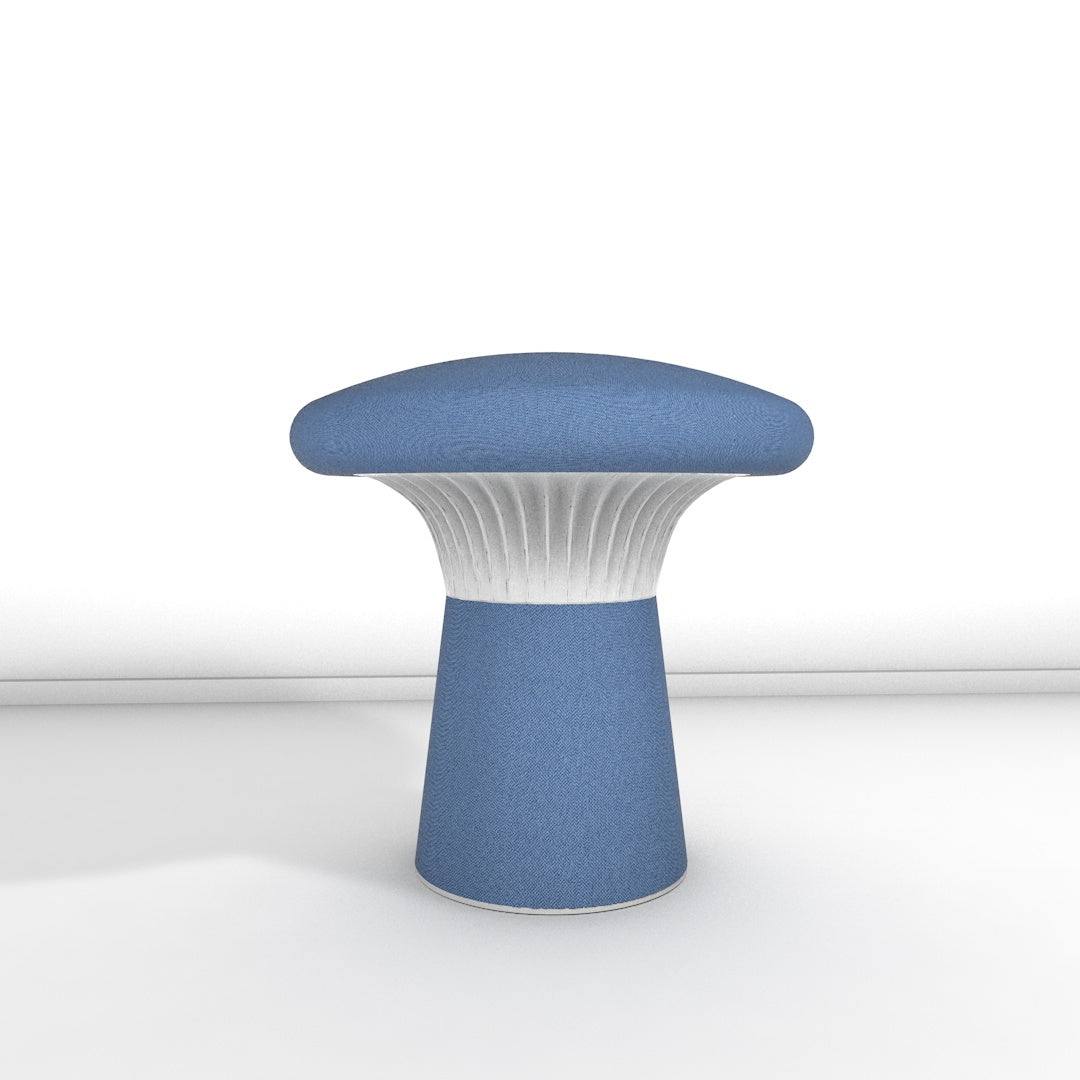Hocker Funghi Stoff niedrig