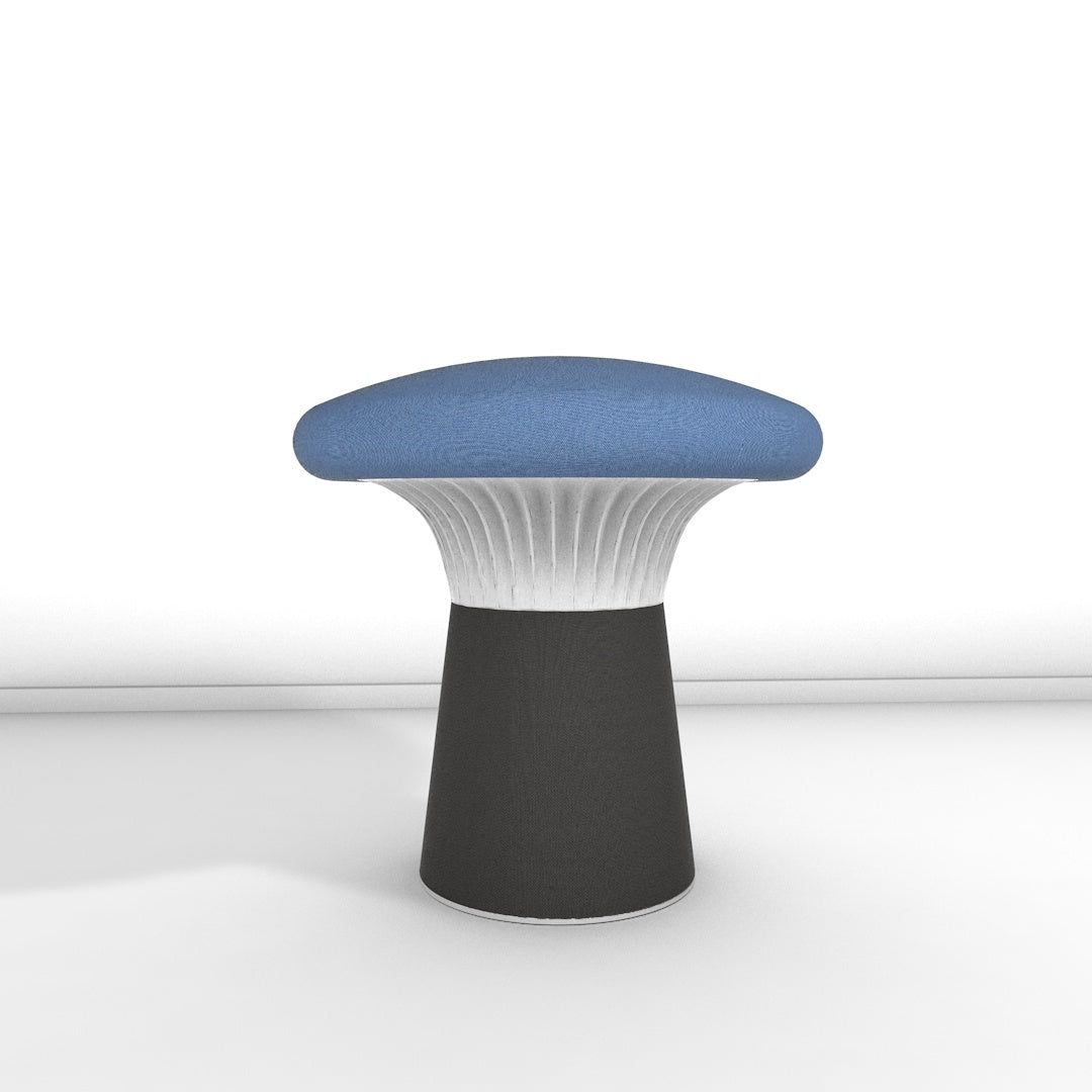 Hocker Funghi Stoff niedrig