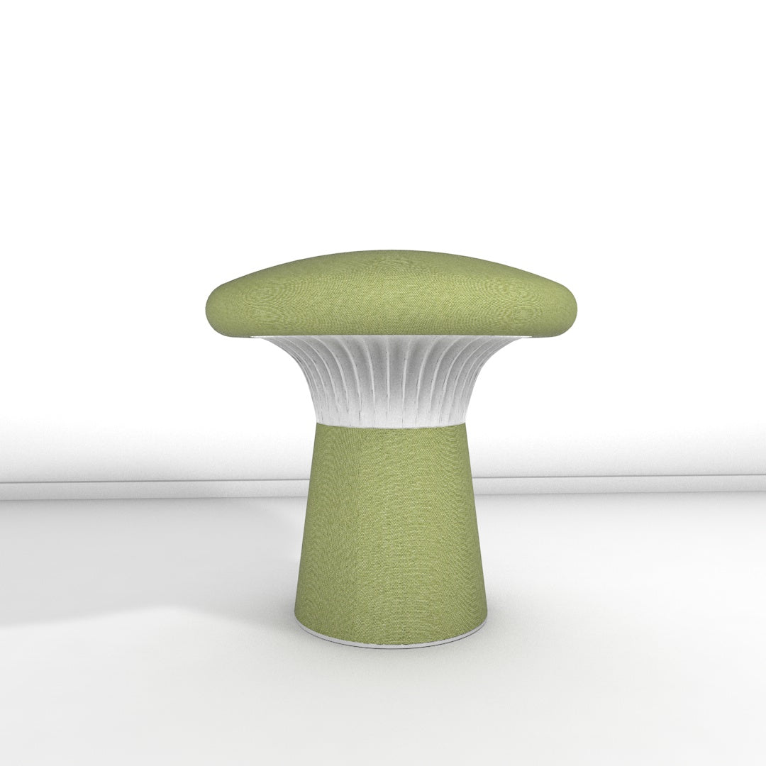 Hocker Funghi Stoff niedrig