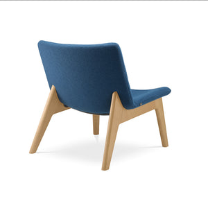 Sessel Oslo Holz / blau