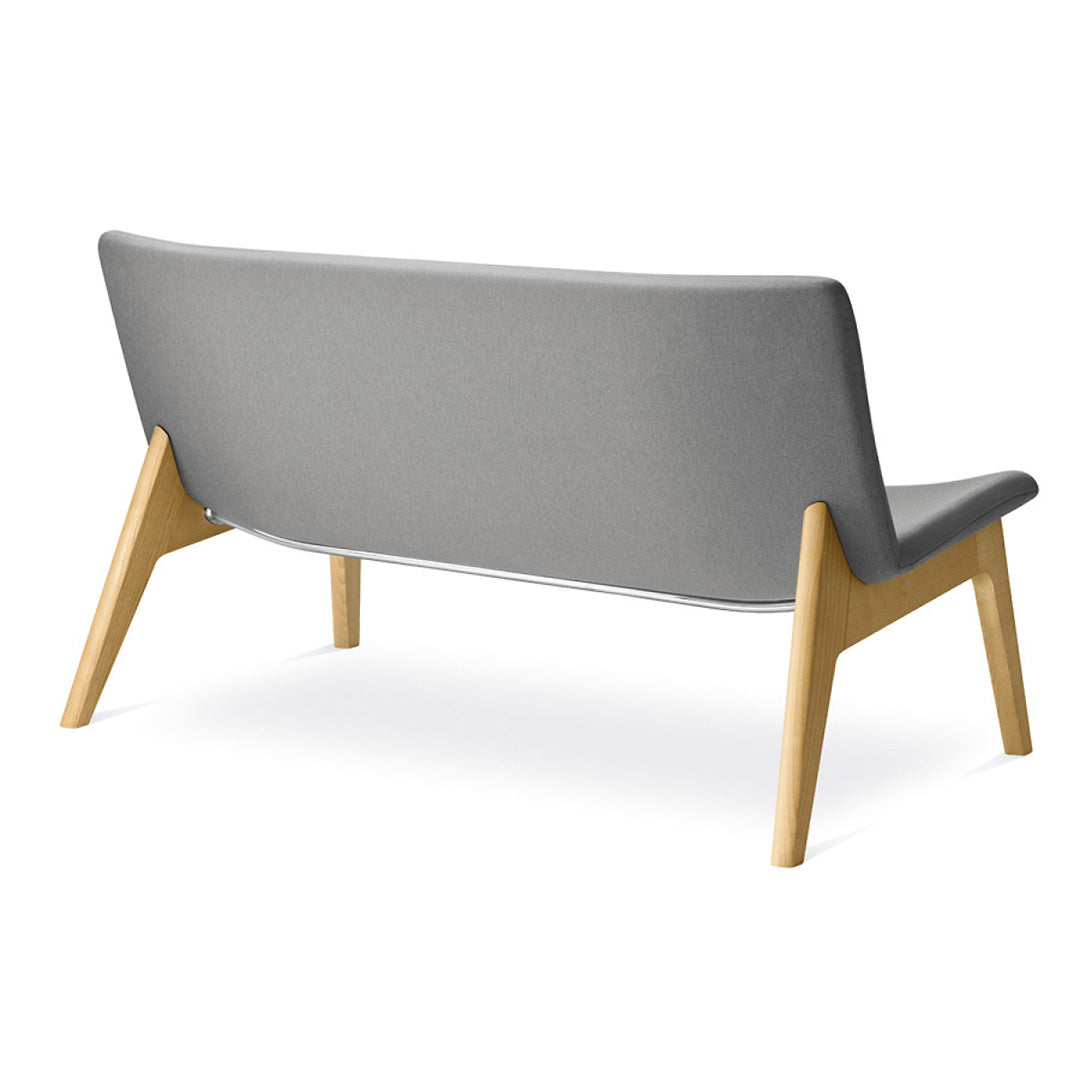 Sofa Oslo Holz / grau