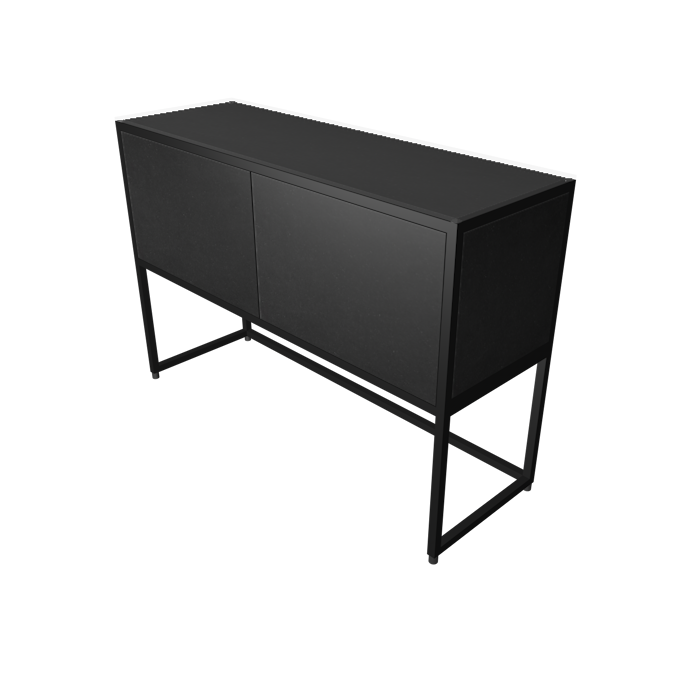 Sideboard vier schwarz