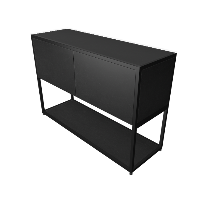 Sideboard fünf schwarz