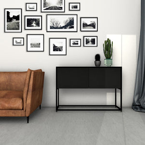 Sideboard vier schwarz