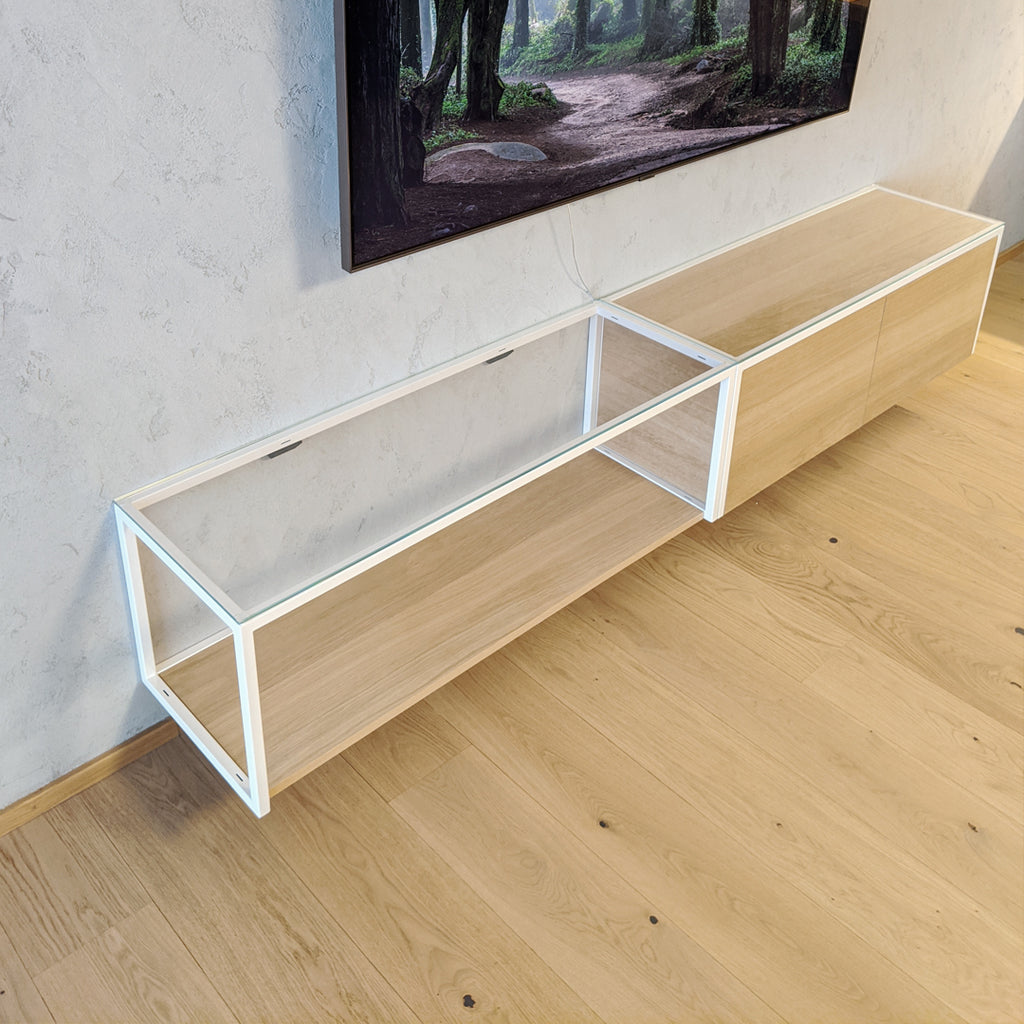 Wallboard eins + zwei Kombi weiss/Eiche
