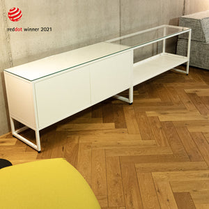 Lowboard vier + acht Kombi weiss
