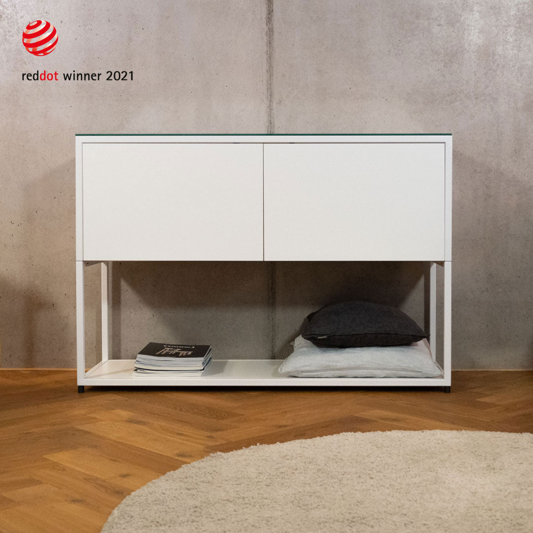Sideboard fünf weiss