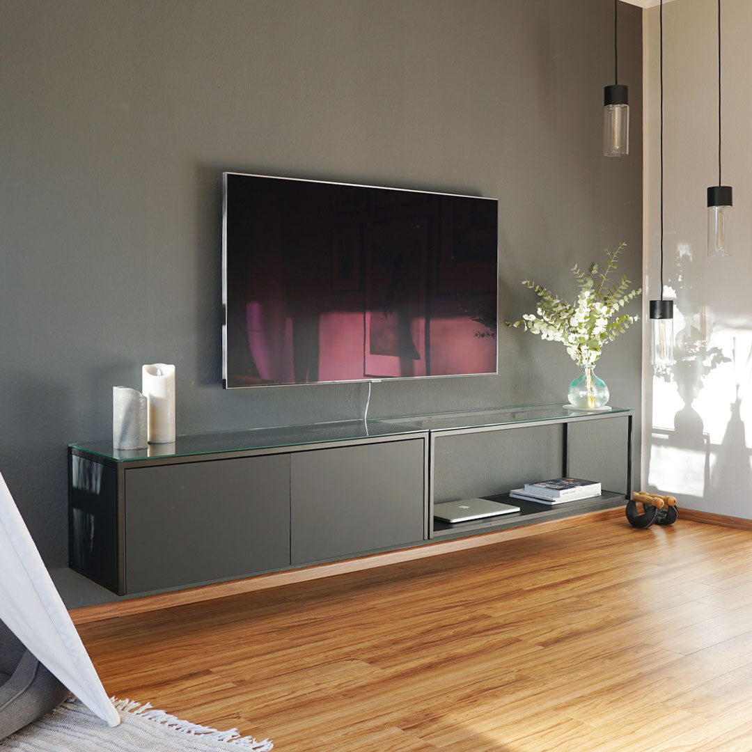 Wallboard eins + zwei Kombi schwarz/schwarz