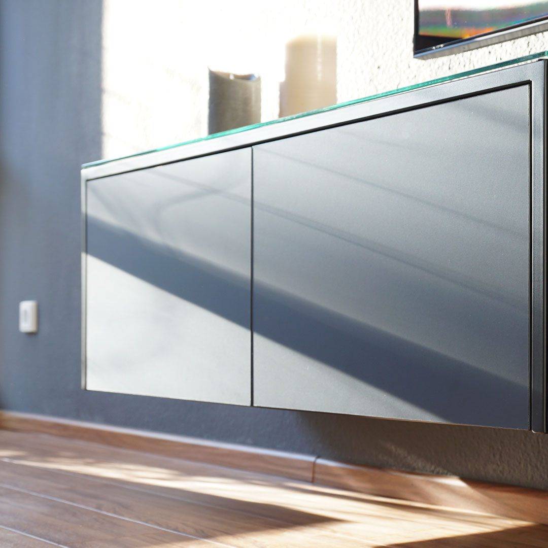 Wallboard eins + zwei Kombi schwarz/schwarz